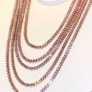 Rose Gold Diamond Chain